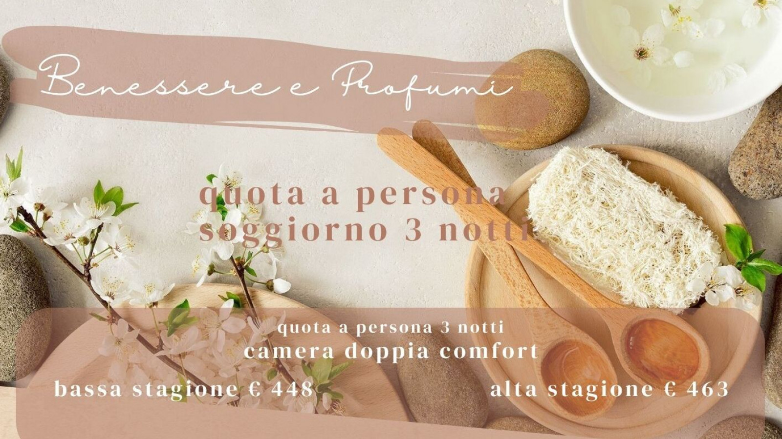 2026 hotel 2 mari benessere e profumi 3 notti IN33