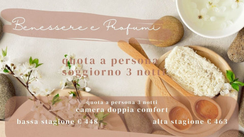 2026 hotel 2 mari benessere e profumi 3 notti IN33