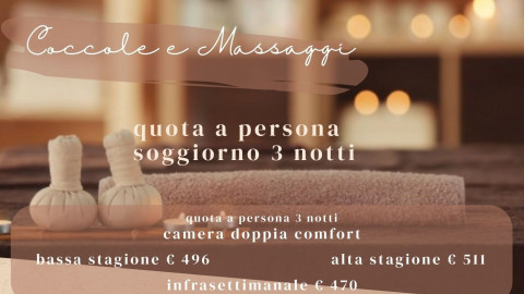 2026 hotel 2 mari coccole e massaggi 3 notti IN33