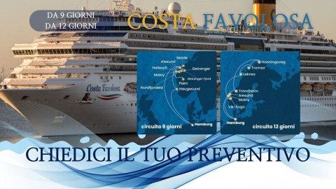 2026 costa favolosa mare del nord IN33