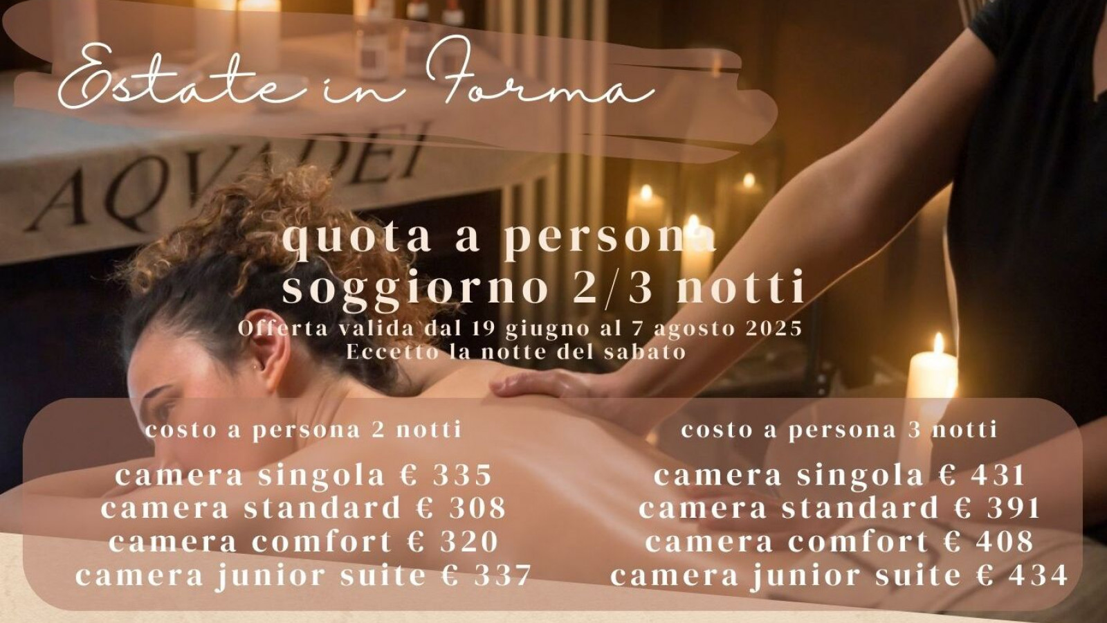 2025 hotel 2 mari estate in forma 2 3 notti IN33