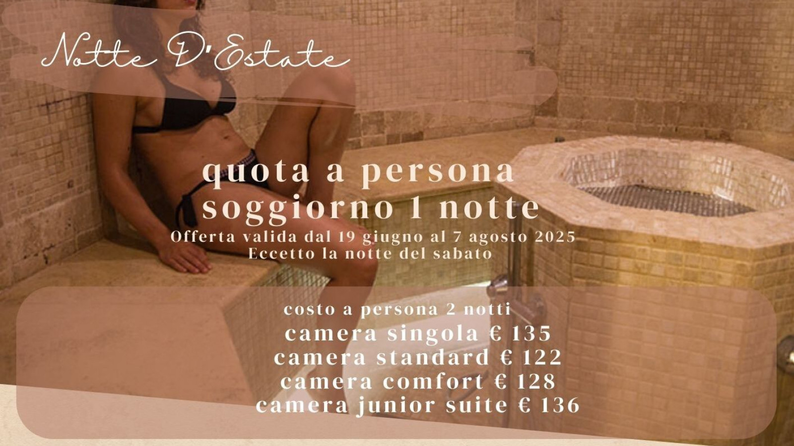 2025 hotel 2 mari notte d'estate 1 notte IN33