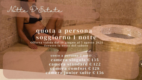2025 hotel 2 mari notte d'estate 1 notte IN33